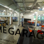 the garage