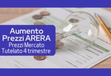 prezzi arera 4 trimestre